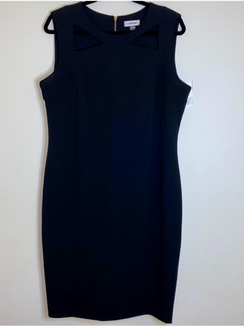 Calvin Klein black sleeveless dress size 16